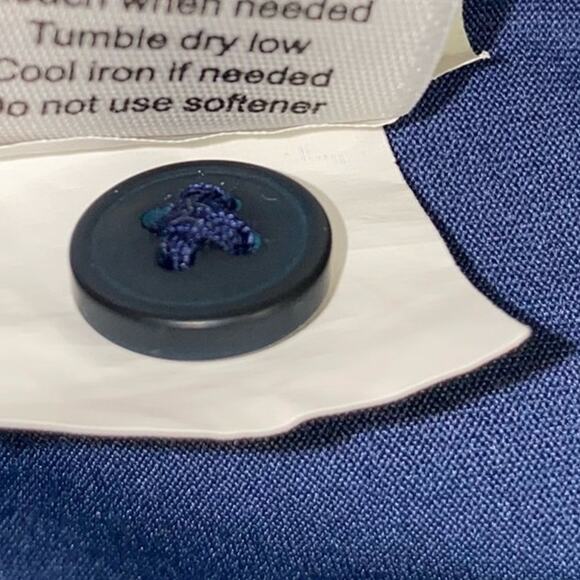 Walter Hagen 11 Majors Blue Eagle Print Short Sleeve Collared Polo Shirt Size L - Picture 7 of 9